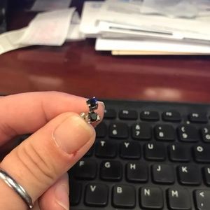 Kay Jewelers Jewelry - Black diamond, white gold, stud earrings. Kay Jewelers Jewelry - Black diamond, white gold, stud earrings.